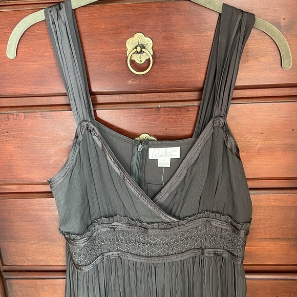 Robin Howe Graphite Silk Dress NWT - Picture 4 of 7